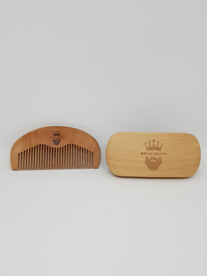 Royal Beard's Bristle Brush & Comb Set